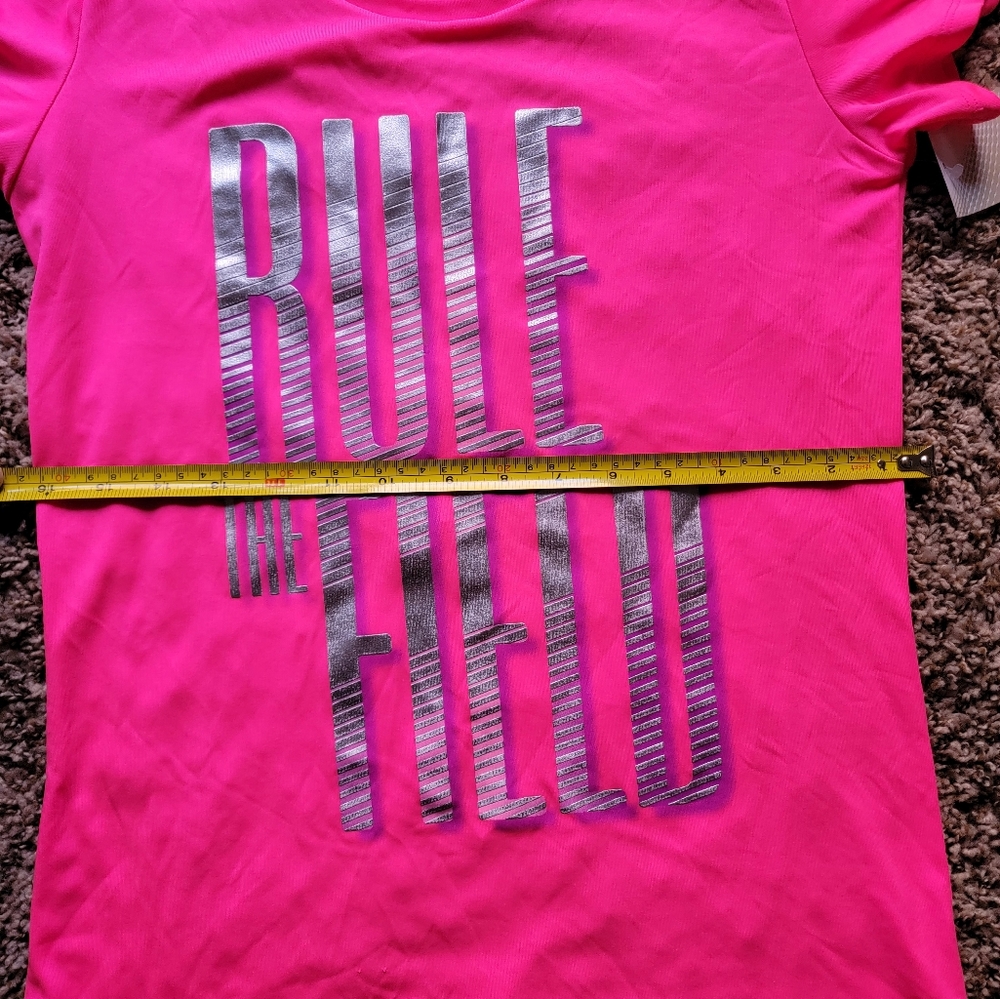 T-shirt, Hanes sport, new, pink. Rule the field - Picture 4 of 7